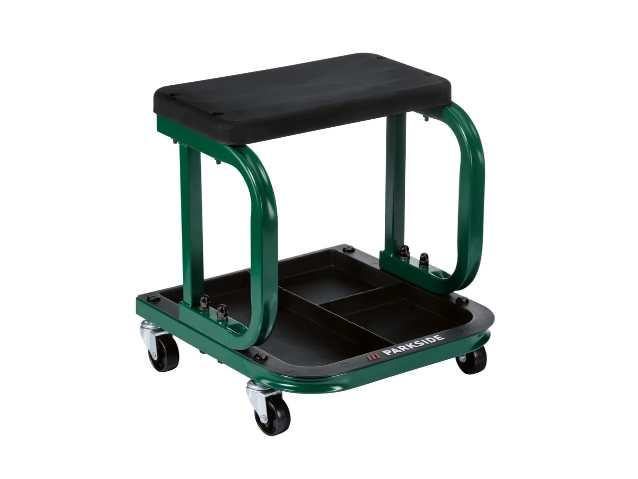 Стул подкатной для мастерской PARKSIDE на колесах 37x35x39 см (3162281573)