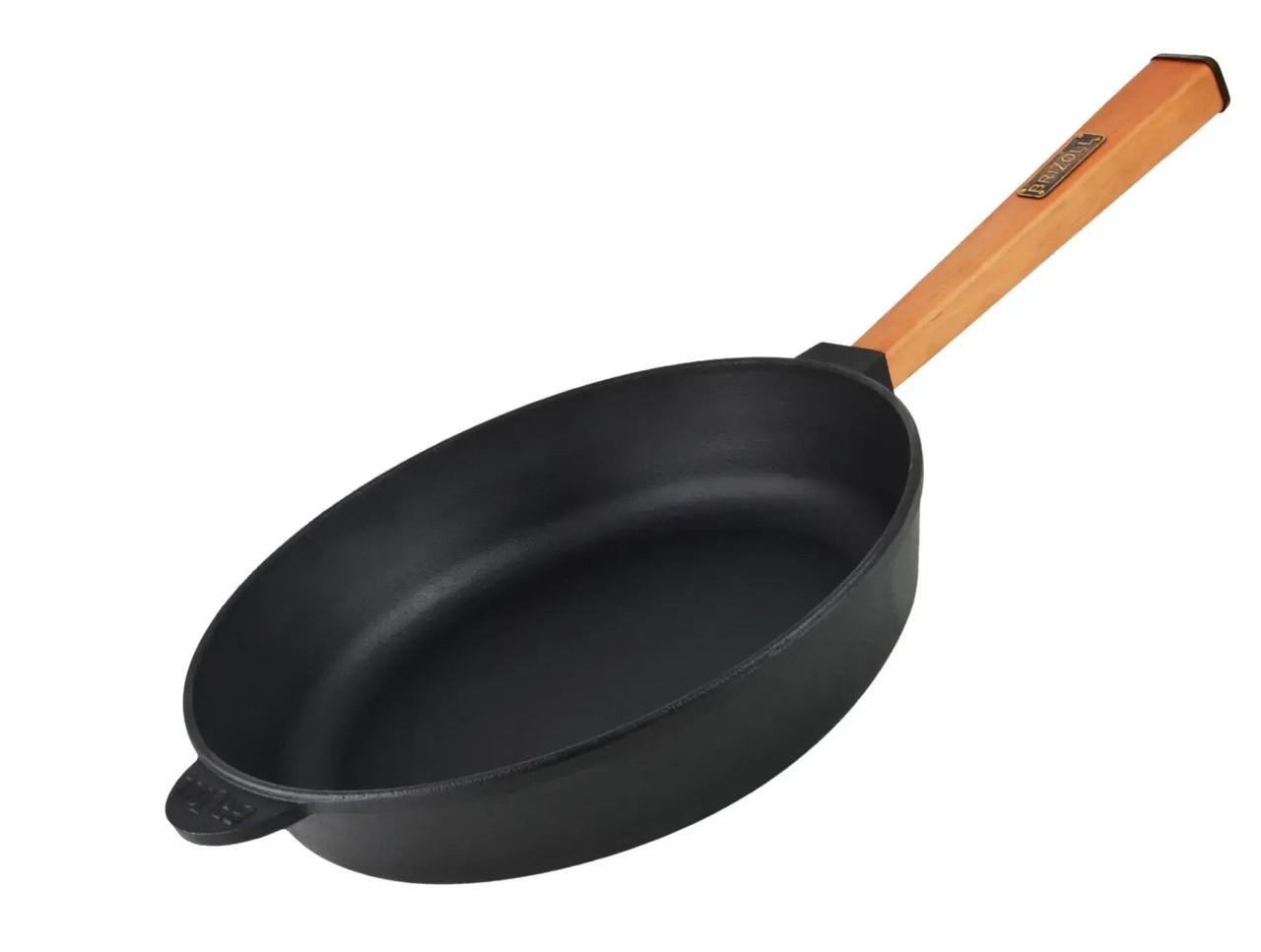 Сковорода Brizoll Optima чугунная 26х6см (2660-РО)