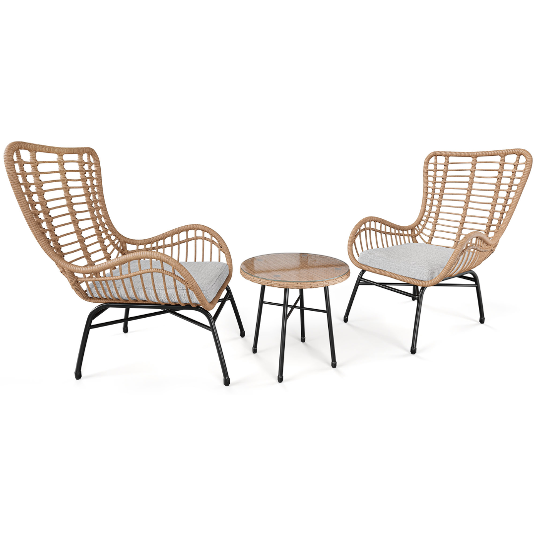 Набор садовой мебели Di Volio Sorrento Бежевый/Светло-серый