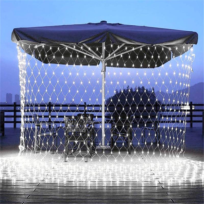 Гирлянда-сетка светодиодная Lesko 382902 144LED от сети 220V 2х2 м Холодный белый (31160154)