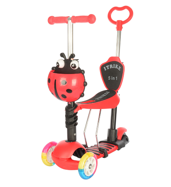 Самокат JR 3-026-C красный (AN003285)