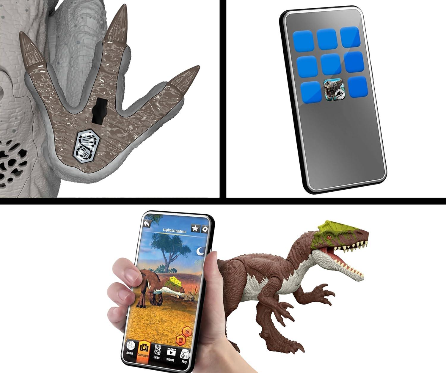 Дитяча ігрова фігурка Jurassic World Rebirth Bite N Blast Mosasaurus Action Figure Динозавр (31041210) - фото 6 Дитяча ігрова фігурка Jurassic World Rebirth Bite N Blast Mosasaurus Action Figure Динозавр (31041210) - фото 6