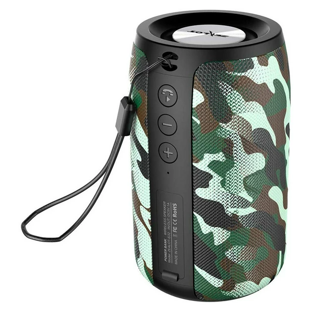 Колонка портативная Bluetooth Zealot S32 Камуфляж (32051) Колонка портативная Bluetooth Zealot S32 Камуфляж (32051)