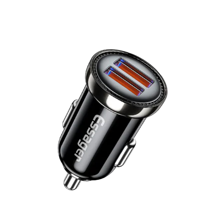 Адаптер автомобильный Turbo Essager для зарядки USB/Type-C 12W (E1230) - фото 1