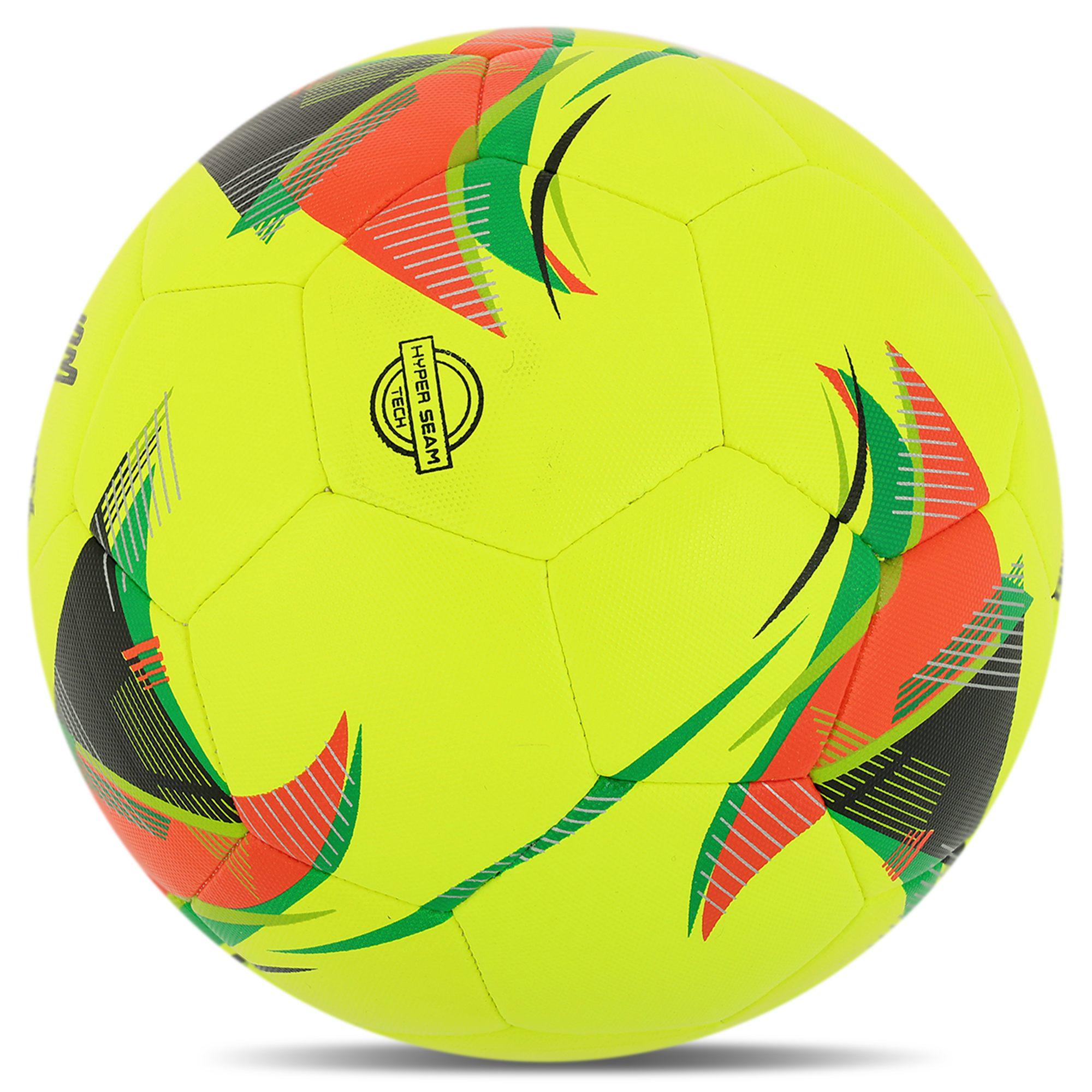 Мяч футбольный ламинированный SOCCERMAX HYBRID FB-4216 гибридная сшивка PU №5 Желтый (FB-4216_Желтый) - фото 2 Мяч футбольный ламинированный SOCCERMAX HYBRID FB-4216 гибридная сшивка PU №5 Желтый (FB-4216_Желтый) - фото 2