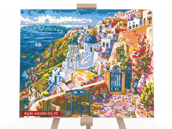 Картина по номерам Danko Toys №10 Санторини 40х50 см серия 2 (KpN-40x50-02-10) Картина по номерам Danko Toys №10 Санторини 40х50 см серия 2 (KpN-40x50-02-10)