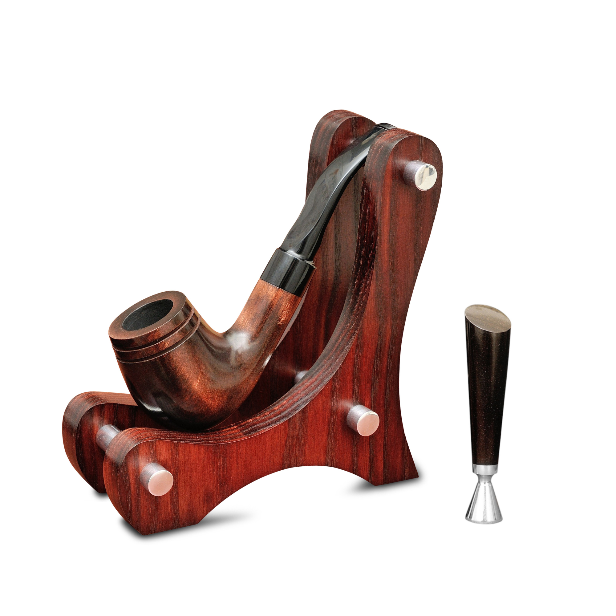 Курильна трубка KAFpipe Шерлок KAF4 №232 Груша з підставкою/тампером