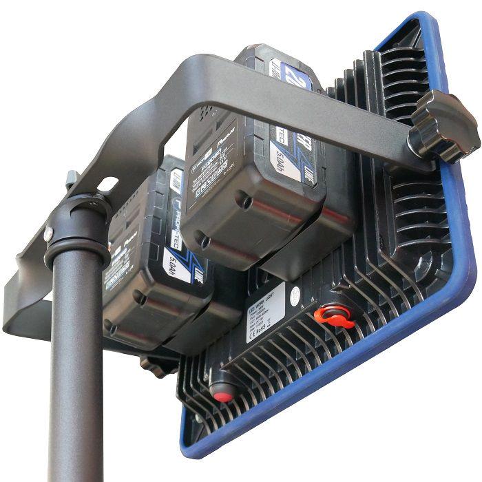 Прожектор акумуляторний гібридний на штативі PROFI-TEC 20V PT11500G без акумуляторів та зарядного (005913) - фото 10
