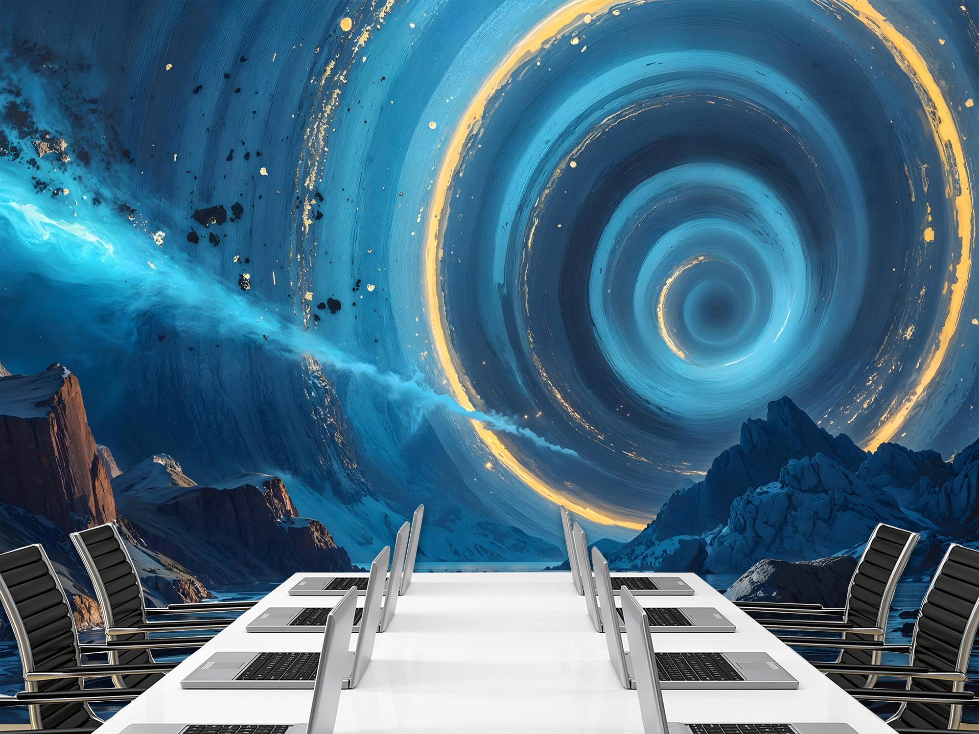 Фотошпалери флізелінові Upstream Портал у каньйоні над озером 368х245 см (SPF-167/7) - фото 4 Фотошпалери флізелінові Upstream Портал у каньйоні над озером 368х245 см (SPF-167/7) - фото 4