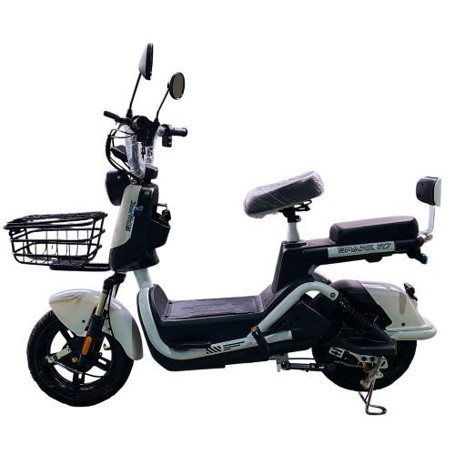 Велосипед с электромотором Spark R7 14" 60V/800W/25 Ah Белый (000247910)