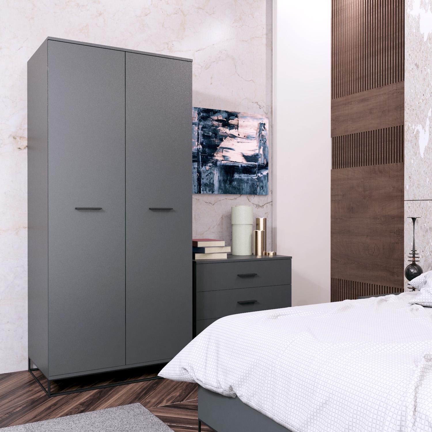 Шафа ART IN HEAD Ascet 900x2000x590 мм Графит (GAAS16070000030) - фото 3 Шафа ART IN HEAD Ascet 900x2000x590 мм Графит (GAAS16070000030) - фото 3