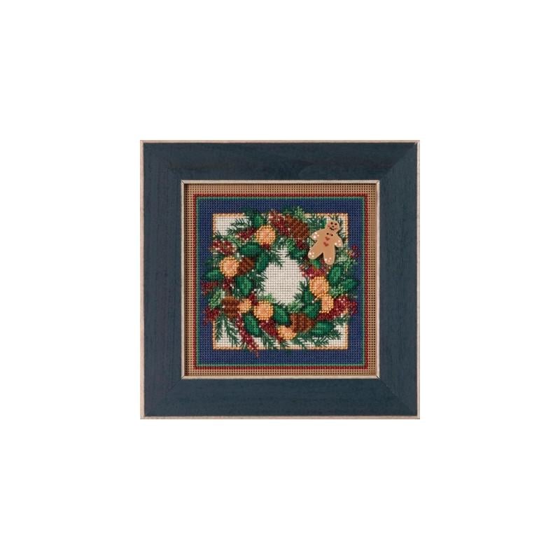 Набор для вышивания крестиком Mill Hill MH145304 Spiced Wreath (23447)