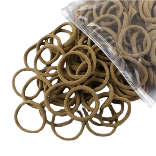 Резинки для волос 10 шт. Коричневый (20052)