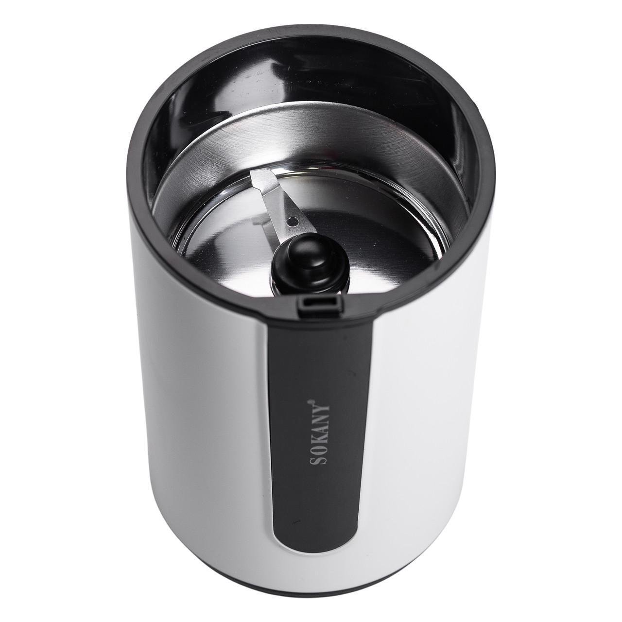 Кофемолка электрическая Sokany SK-3026 для мелкого помола 200 Вт автоматическая 75 г (5871) - фото 7 Кофемолка электрическая Sokany SK-3026 для мелкого помола 200 Вт автоматическая 75 г (5871) - фото 7