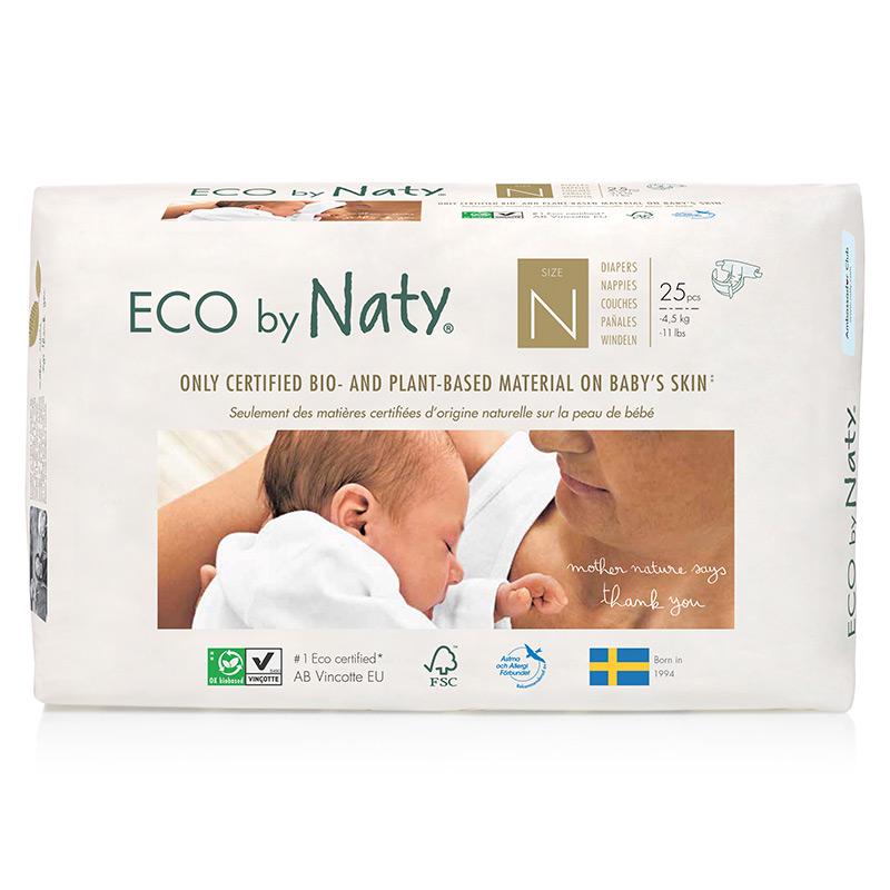 Органические подгузники Eco by Naty р. 0 25 шт. (178341)