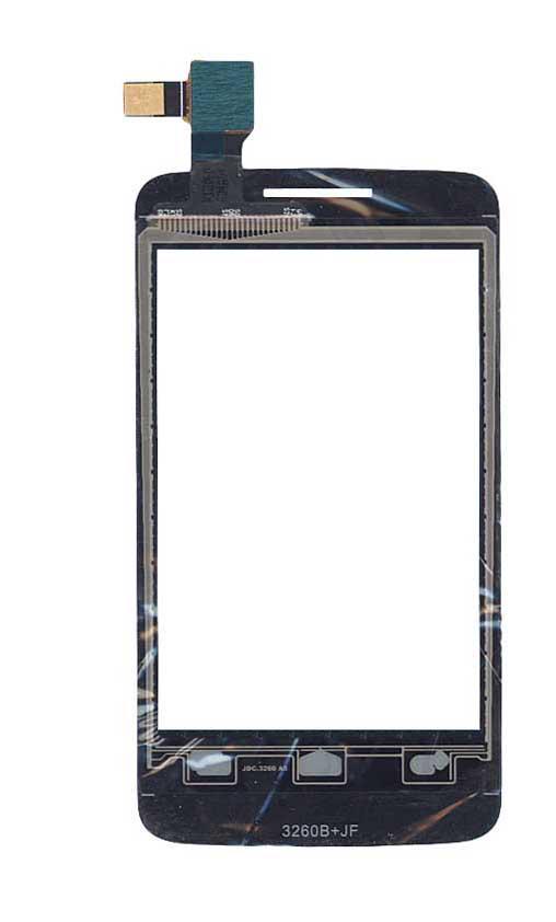 Тачскрин для смартфона Alcatel One Touch Tribe 3041D Черный