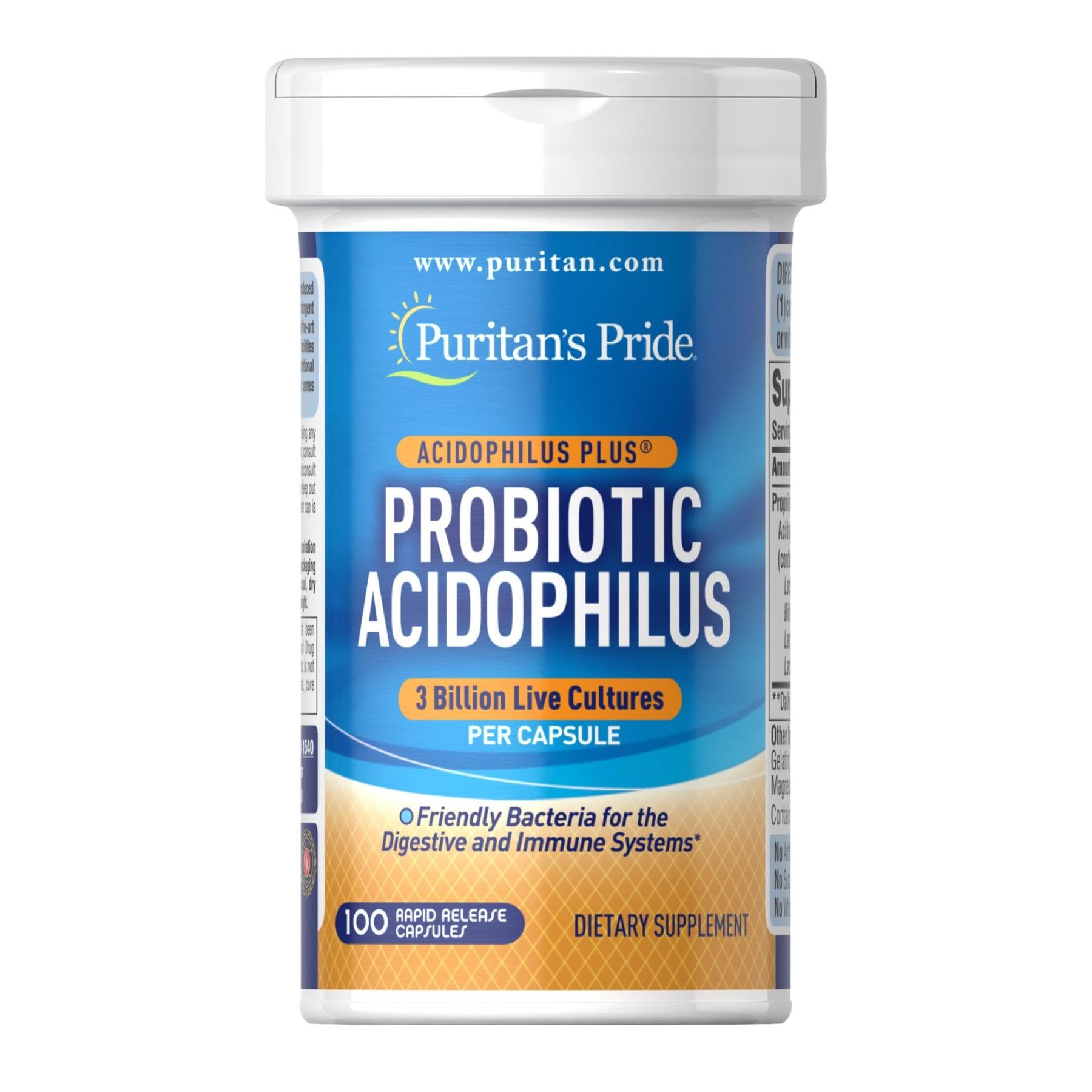 Натуральная добавка Probiotic Acidophilus 100 caps (100-30-7500747-20)
