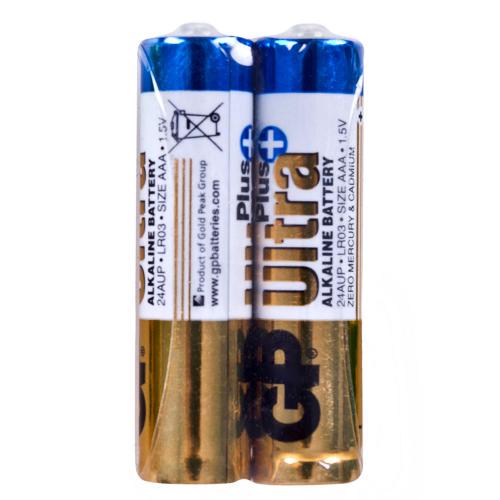 Батарейка Gp Ultra Plus Alkaline 1,5V 24AUPHM-2S2 щелочная LR03 AUP AAA