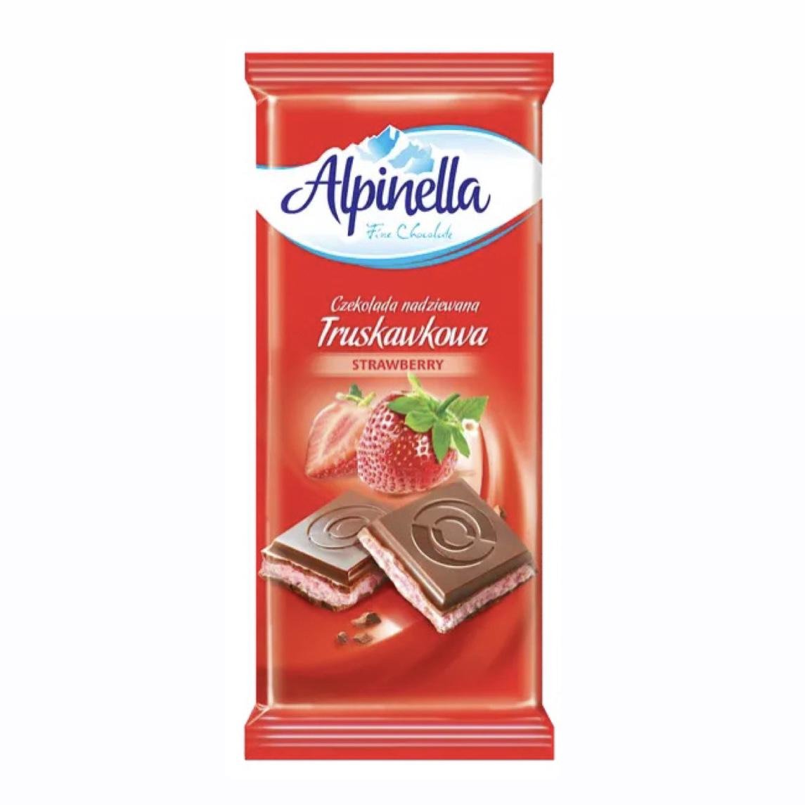 Шоколад Alpinella із полуницею 100 г