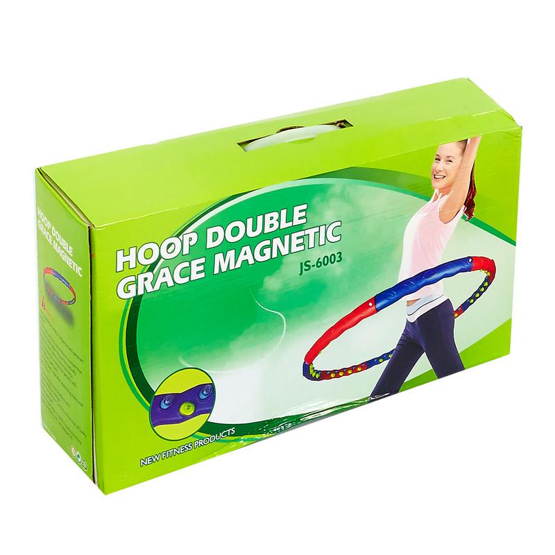 Обруч массажный Zelart SP-Planeta Hula Hoop DOUBLE GRACE MAGNETIC JS-6003 8 секций (DR005202) - фото 6