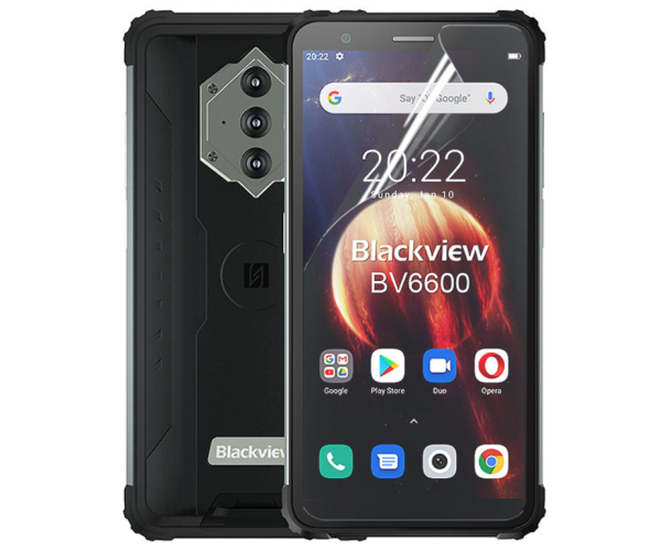 Протиударна гідрогелева плівка Hydrogel Film для Blackview BV6600, Transparent Протиударна гідрогелева плівка Hydrogel Film для Blackview BV6600, Transparent