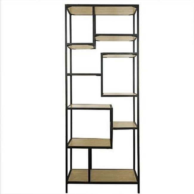 Стеллаж для хранения Loft NS-1704 2030x800x400 мм Черный (6156d57d3edc877ba85898e2)