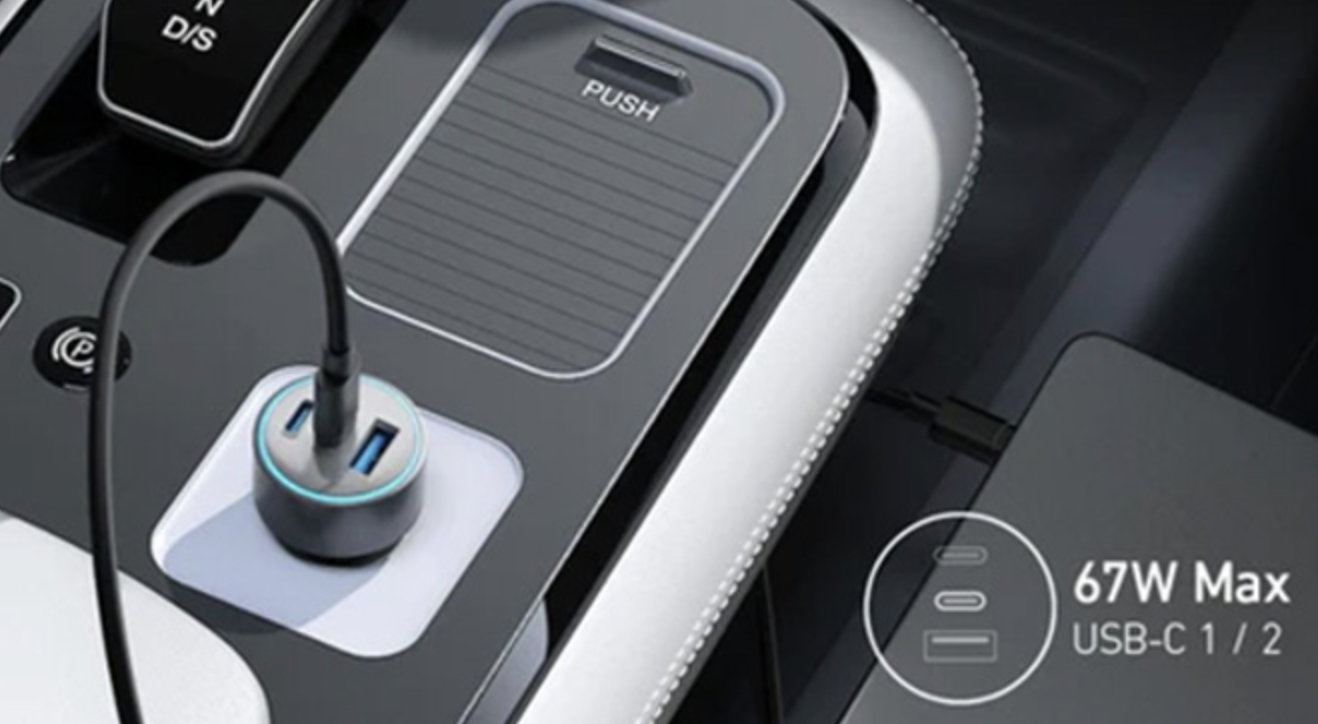 Автомобільний зарядний пристрій Anker PowerDrive 325 67W Black (A2731HA1) - фото 2 Автомобільний зарядний пристрій Anker PowerDrive 325 67W Black (A2731HA1) - фото 2