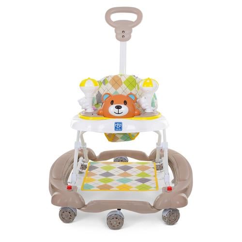 Ходунки Bambi M3656A-S-2 с родительской ручкой Бежевый (M3656A-S-2/29,10)