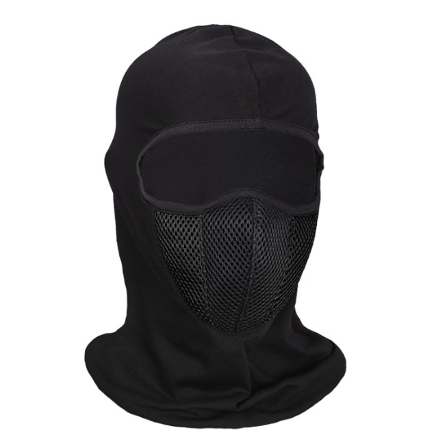 Балаклава тактическая с дышащей сеткой Черный (2860855229)