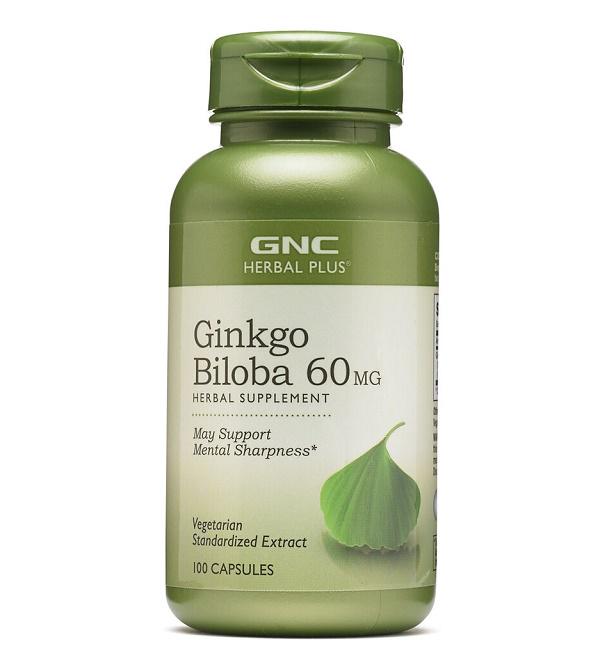 Гинкго Билоба GNC Herbal Plus Ginkgo Biloba 60 мг 100 Caps