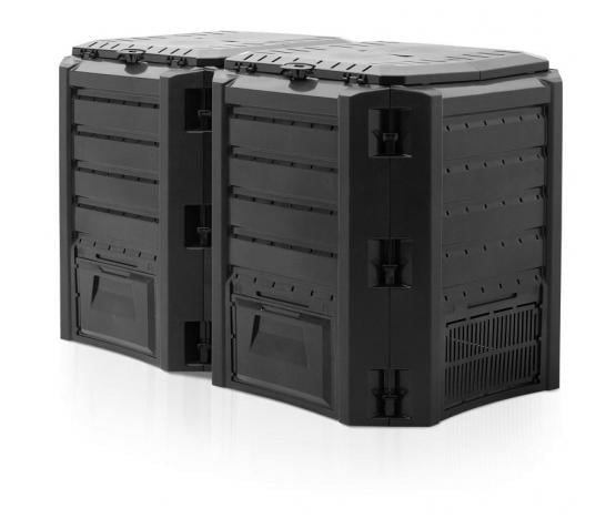 Компостер Prosperplast IKLM800C-S411 2 модулі 800 л Чорний