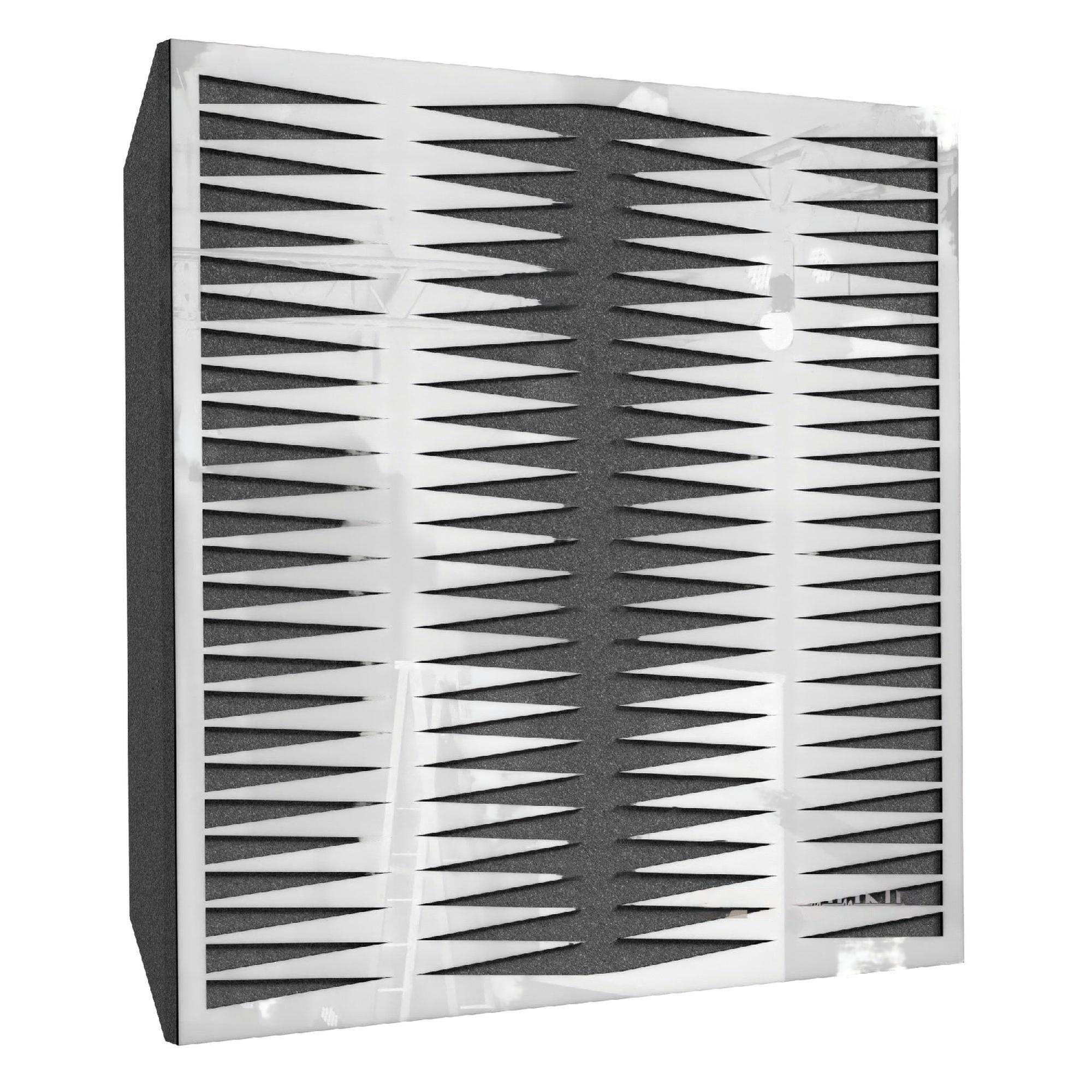 Акустична панель Ecosound Backgammon Plastic 50х50 см 73 мм Білий (1213)