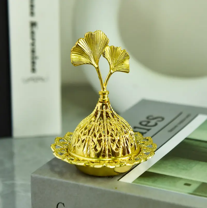 Аромалампа для пахощів Схід металева 9,2х7 см (EG4064)