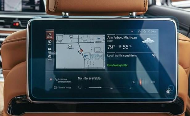 Захисне скло Pixsel гібридне матове для заднього монітора BMW 5/M5 13,1“ 2017-2020 G30/G31/G38/F90