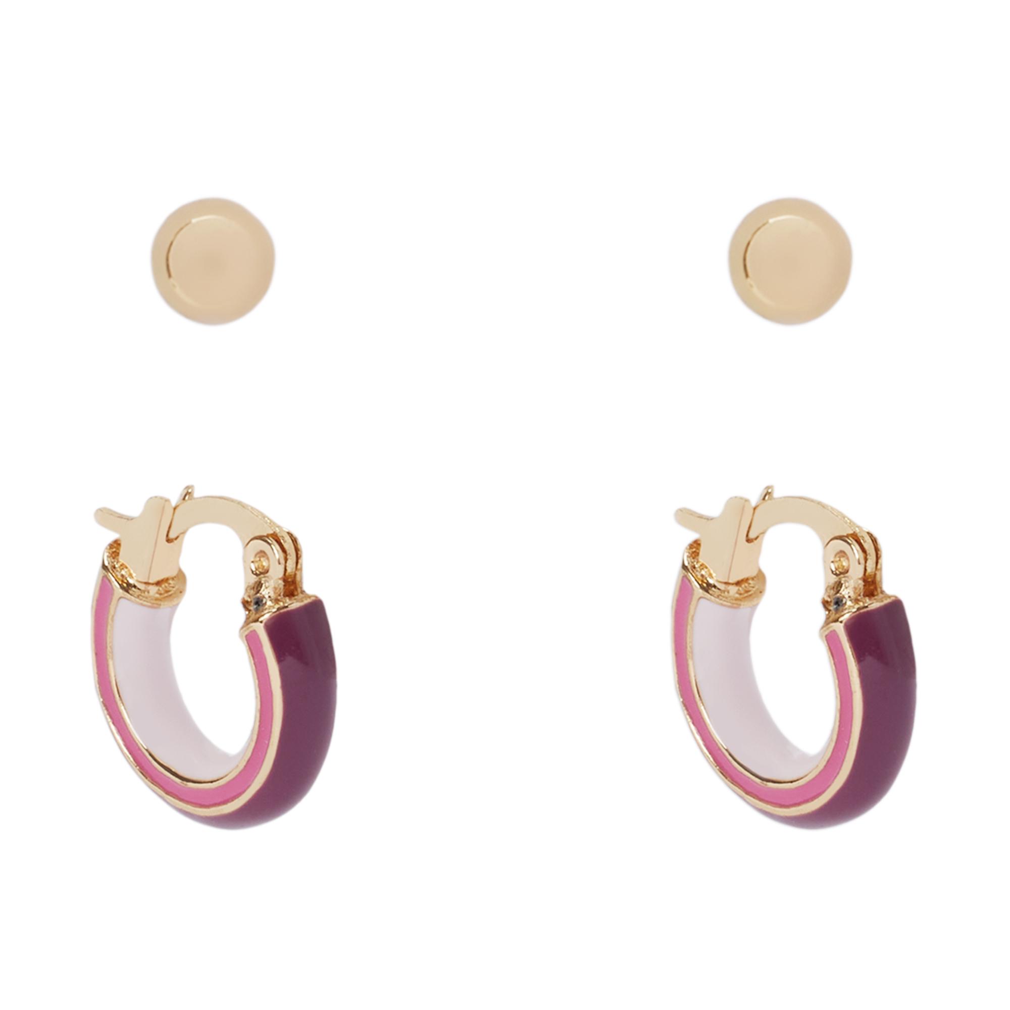 Женские серьги Parfois 190479 ONE Фиолетовый