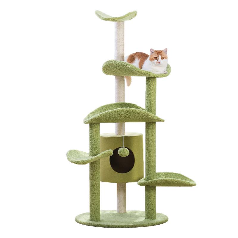Когтеточка-дом для кота Hoopet 20T0120 106x58 см Green
