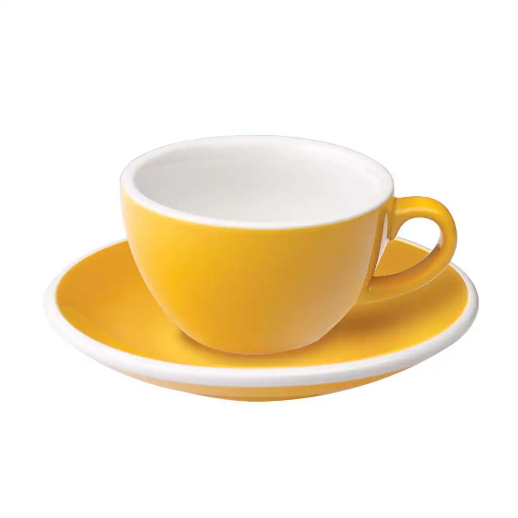 Набор Loveramics EGG Flat White Cup and Saucer чашка и блюдце 150 мл Желтый
