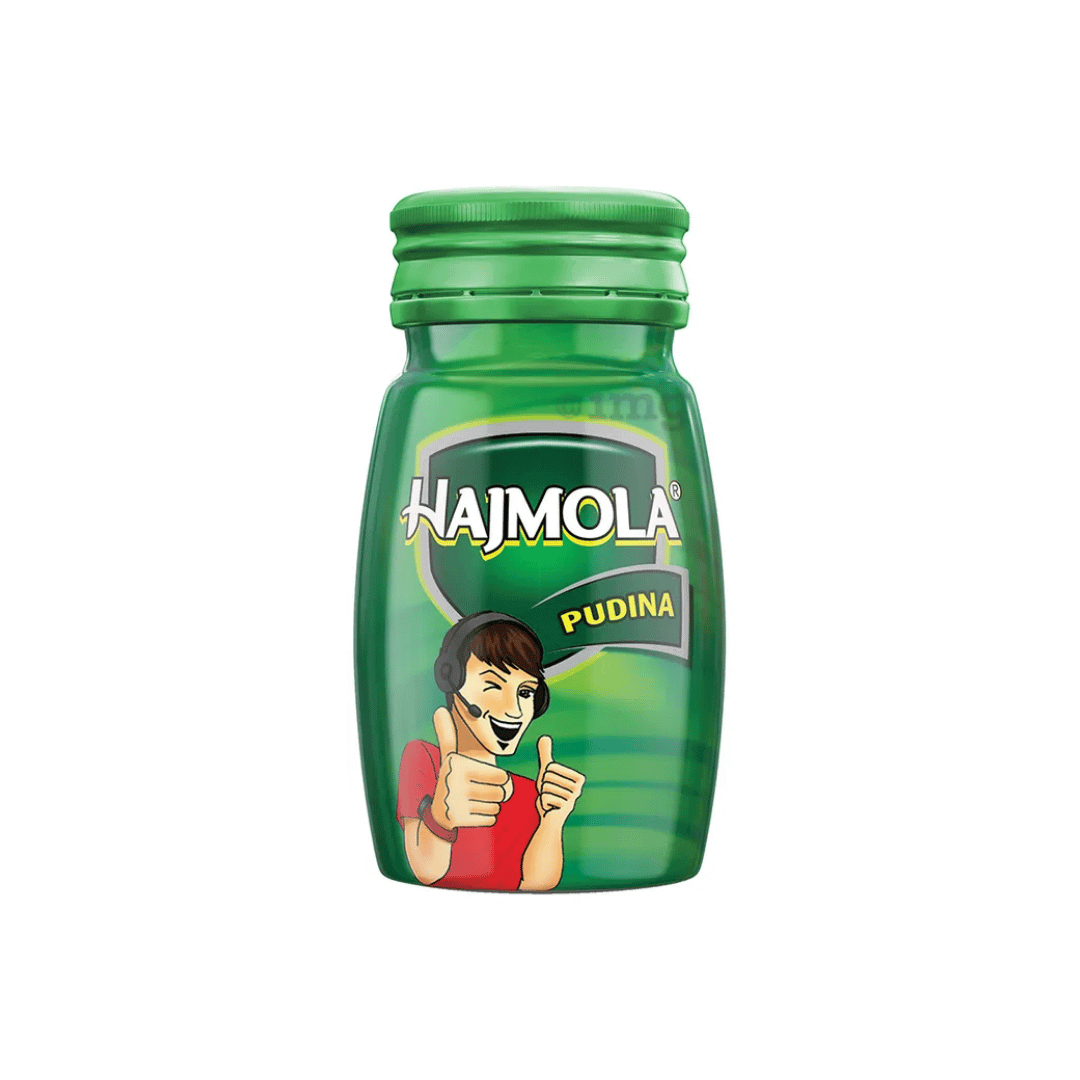 Льодяники для травлення Dabur Хаджмола Пудіна м'ятні 120 г (5022496003612)