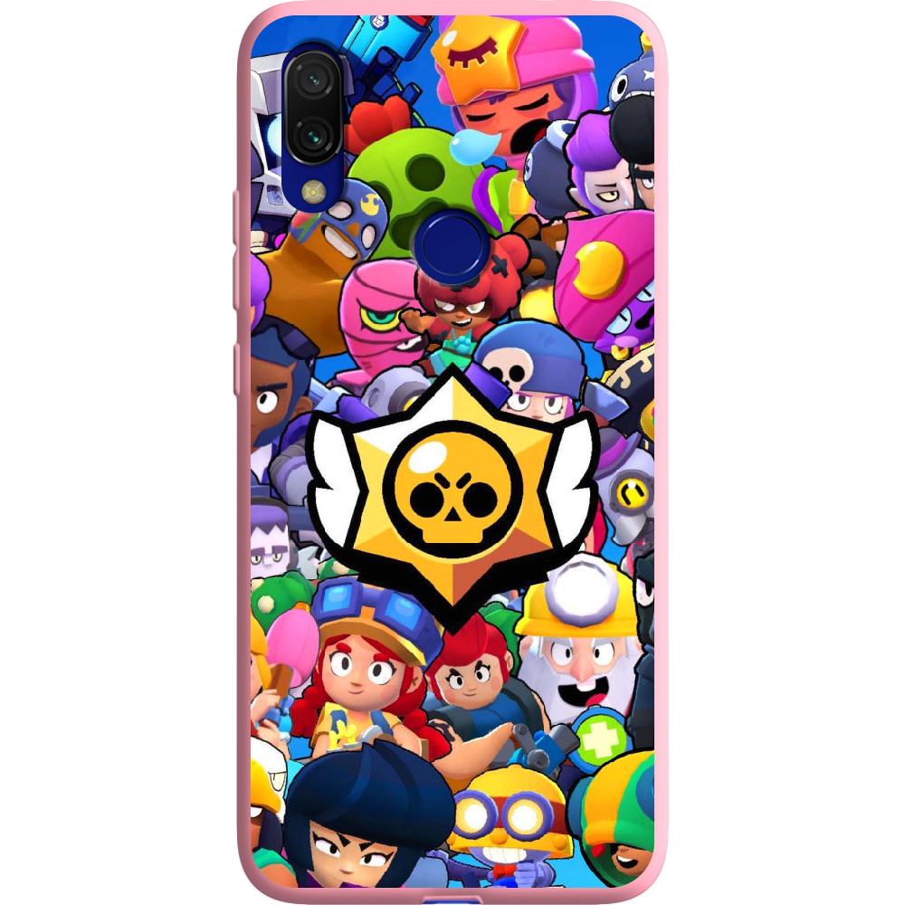 Чехол Boxface Xiaomi Redmi 7 Brawl Stars Розовый силикон (36506-up2389-37062) Чехол Boxface Xiaomi Redmi 7 Brawl Stars Розовый силикон (36506-up2389-37062)