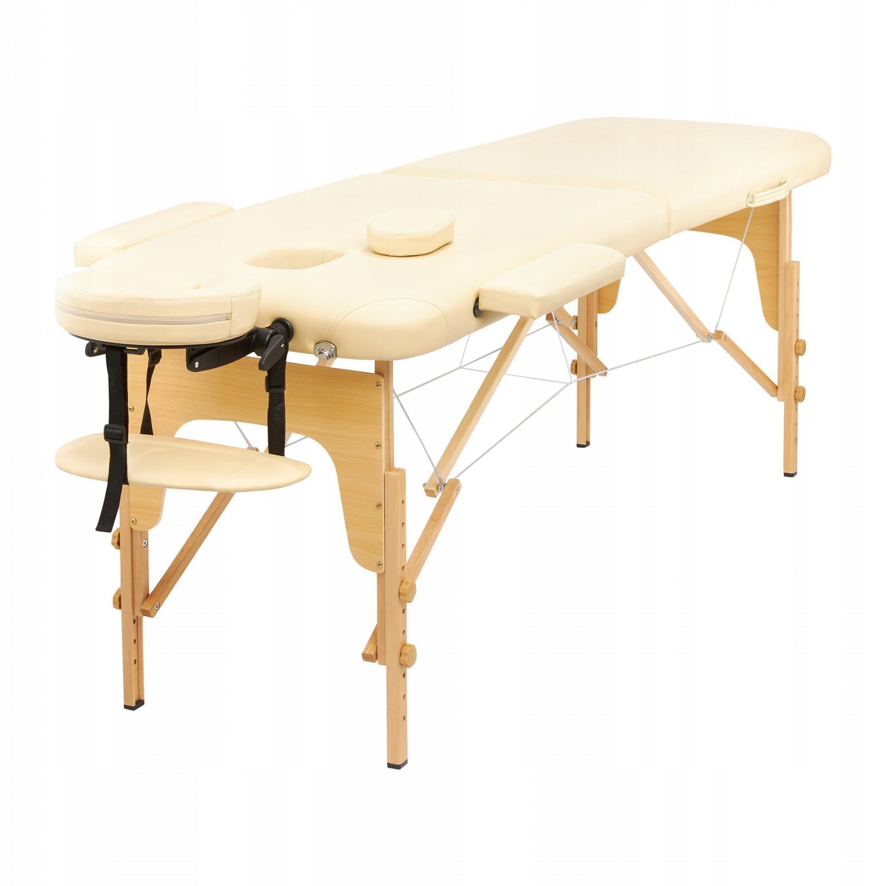 Массажный стол складной 4fizjo Massage Table Wood W70 Beige (39448)