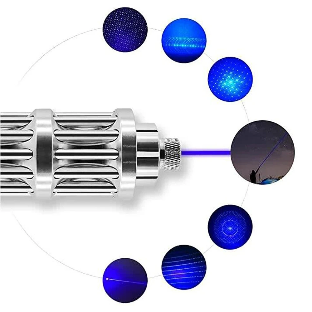 Лазерна указка B019 Blue Laser 50000 mW 450 nm 10000 m (2101319926) - фото 5