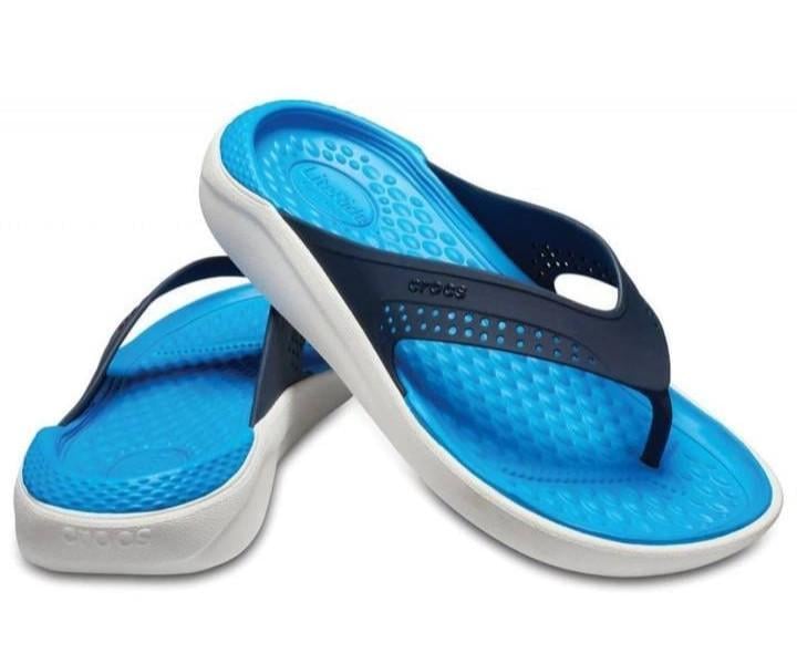 В'єтнамки жіночі Crocs LiteRide Flip Blue/White р. 39-40 Синій (25557) В'єтнамки жіночі Crocs LiteRide Flip Blue/White р. 39-40 Синій (25557)