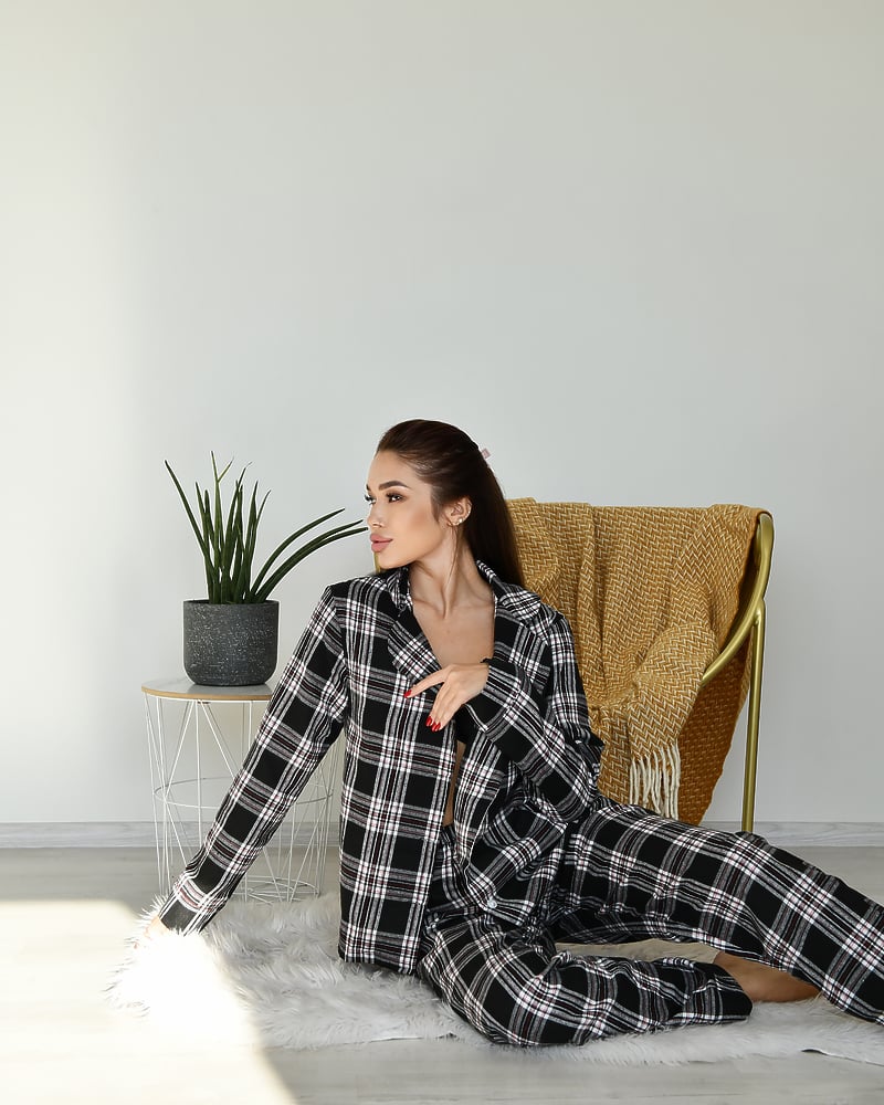 Піжама жіноча Модельєр 7879 р. 46 Різнокольоровий (11384) - фото 5 Піжама жіноча Модельєр 7879 р. 46 Різнокольоровий (11384) - фото 5