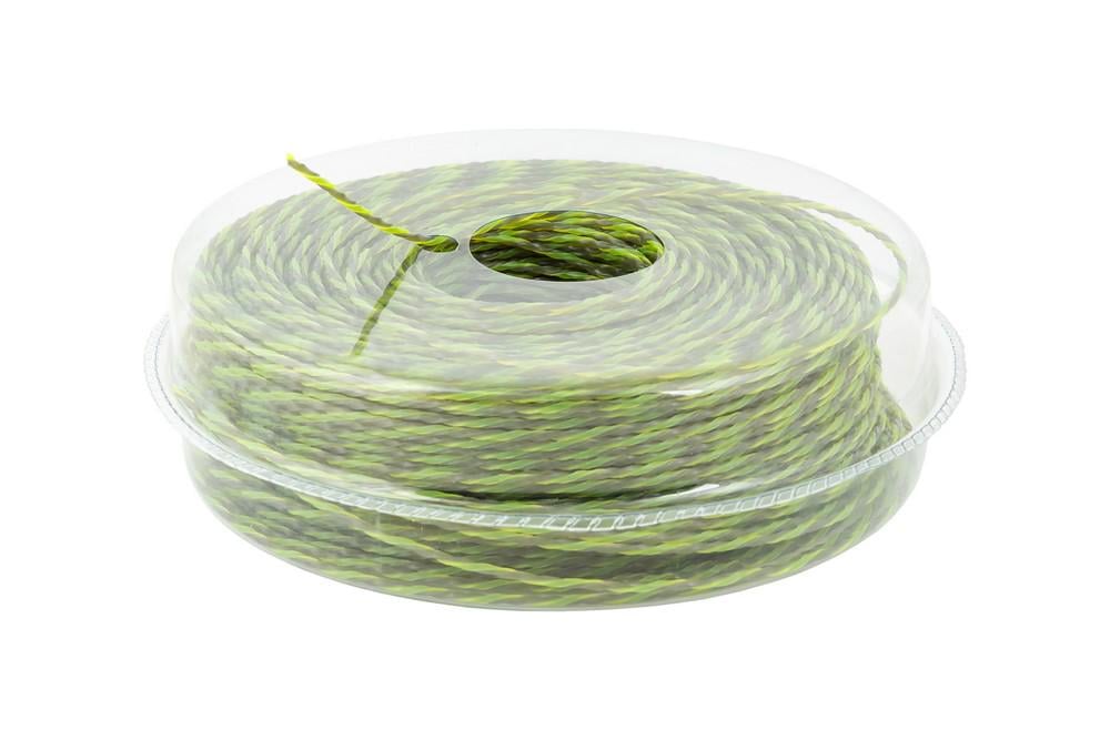 Лісочка для тримера безшумна MasterTool Spiral Square 2,4 мм 131 м блістер (19-0412)