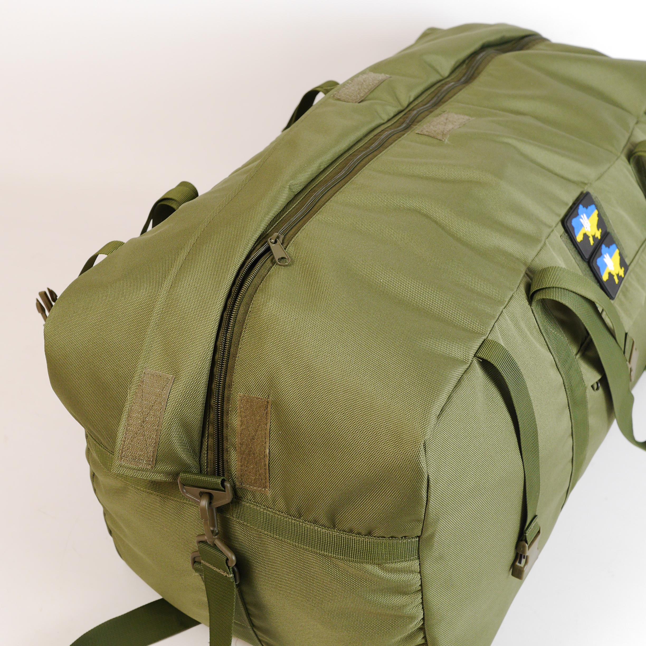Сумка армійська KIBORG MILITARY BAG дорожня 130 л Оlive (10063002) - фото 5 Сумка армійська KIBORG MILITARY BAG дорожня 130 л Оlive (10063002) - фото 5
