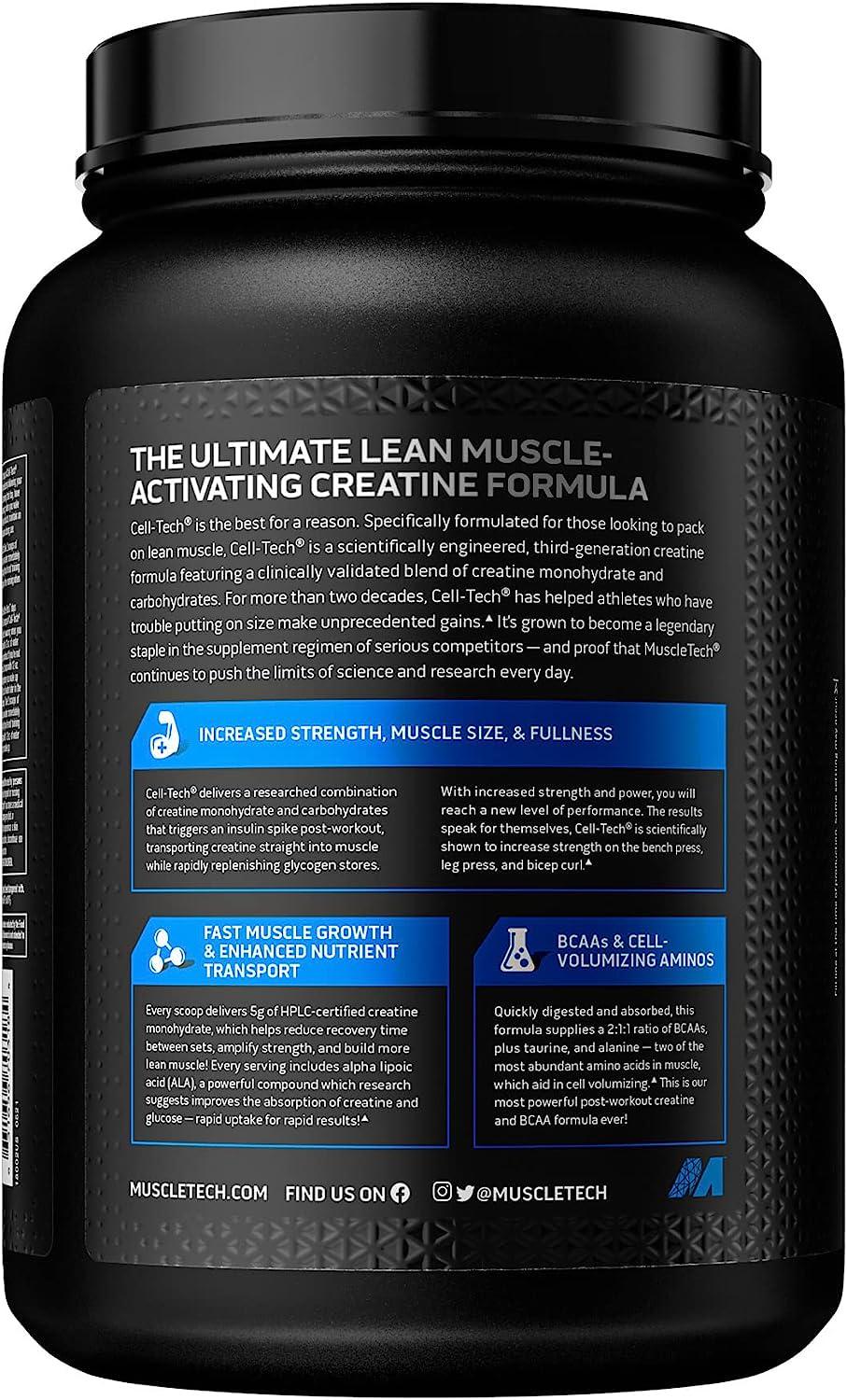 Креатин MuscleTech Cell-Tech Creatine Tropical 1130 г - фото 3