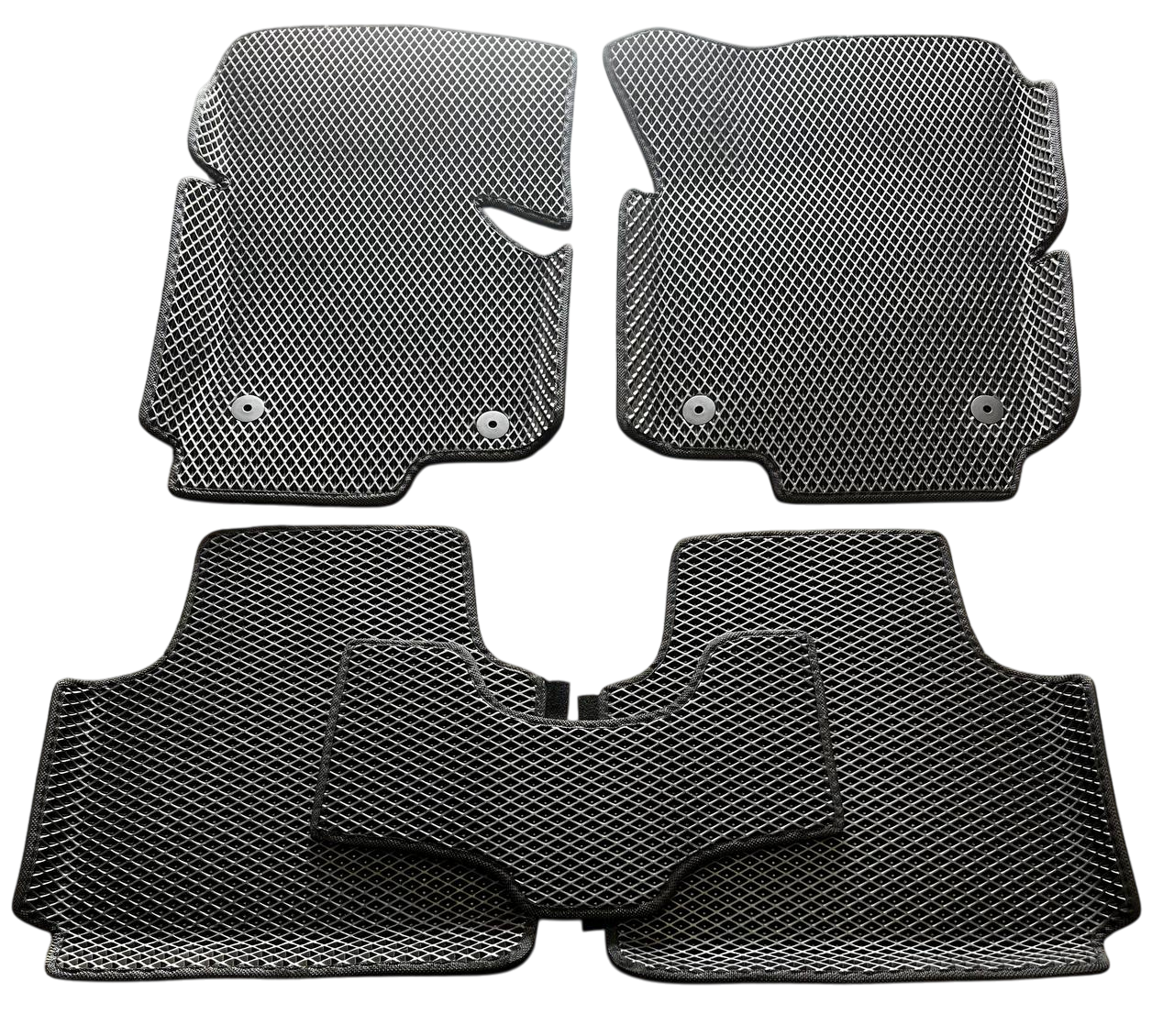 Коврики EVA с бортиками в салон для Volkswagen Passat B8 2015+ гг. Черный (1984985228)