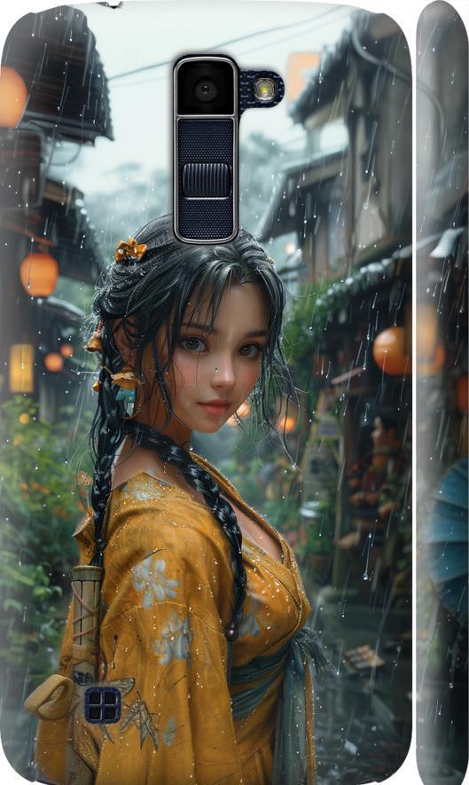 Чехол на LG K10 / K410 Anime-girl (6133m-349-42517)