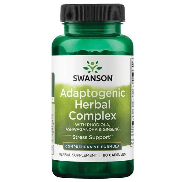 Экстракты Swanson Adaptogenic Herbal Complex 7 экстраков 60 капс. (000019997)