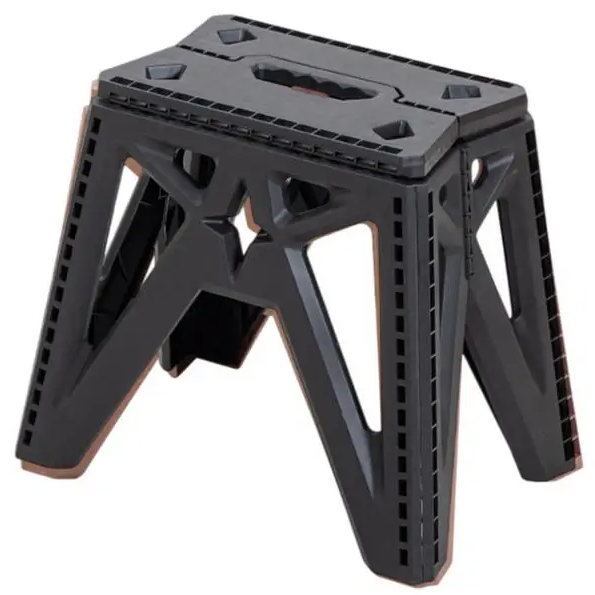 Табурет складной пластиковый 29,5х19,5 см Черный Табурет складной пластиковый 29,5х19,5 см Черный